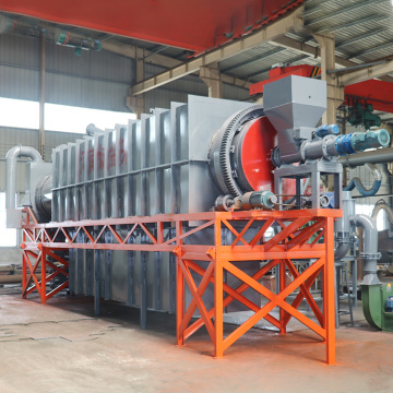 Single Cylinder Circular Carbonization Plant for Biomass Pyrolysis Hookah Charcoal Waste Treatment