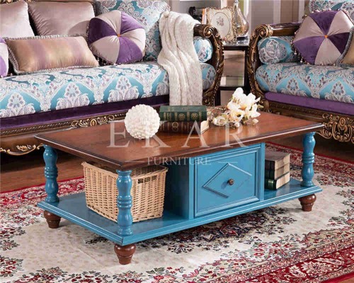 Alibaba Modern Curved Wooden Design Sofa Table