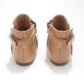 Fashion Leather Rubber Sole Kids Boots