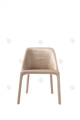 Faux leather pink Manta chairs
