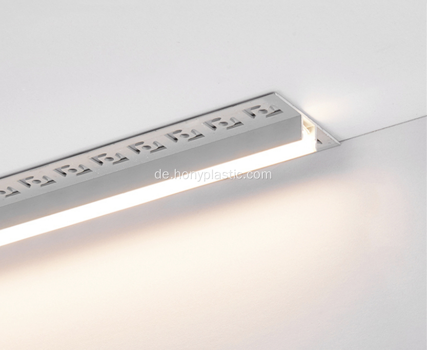 Gips -LED -Profil schwarzer Farb -LED -Streifenkanal