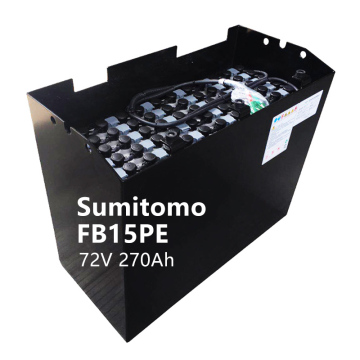 FB15PE 72V 270AH प्रतिस्थापन बैटरी के लिए सुमितोमो फोर्कलिफ्ट