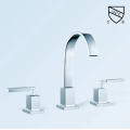 Flat Spout Three Hole Basin Faucet ○