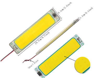 COB LED Car Interior Reading Light 12V RV Bus Caravan Lighting