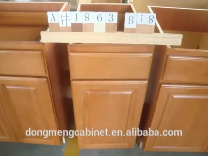 solid wood door plywood carcass kitchen cabinet