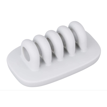 Silicone Cabo Clips Gerenciamento Suporte Organizador Desk