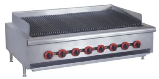 Gas radiant charbroiler