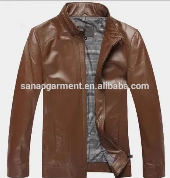 Handcrafted sheep leather jackets for men wholesale