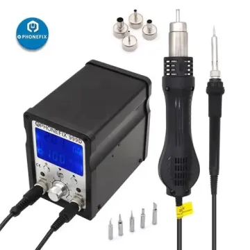 YIHUA 995D 2 in 1 Hot Air Gun Soldering iron Rework Station