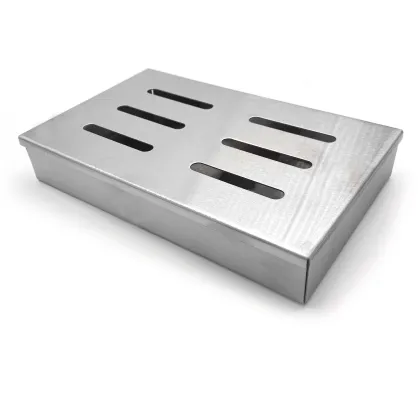 Washable Portable 430 Stainless Steel Barbecue Smoke Box