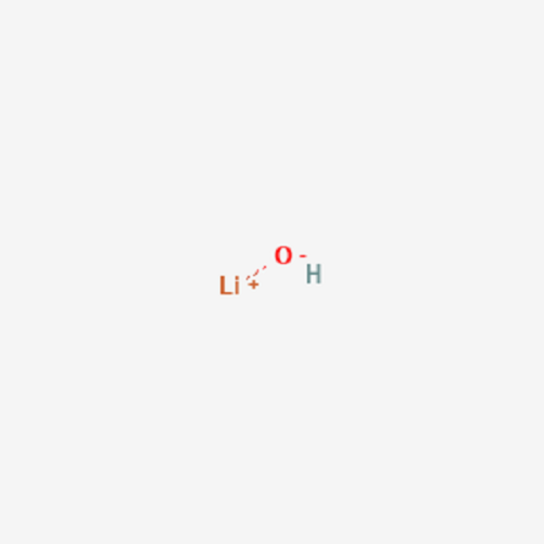 fórmula química de hidróxido de lítio