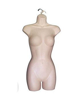 Clothes window display For dress holder hanging female mannequin