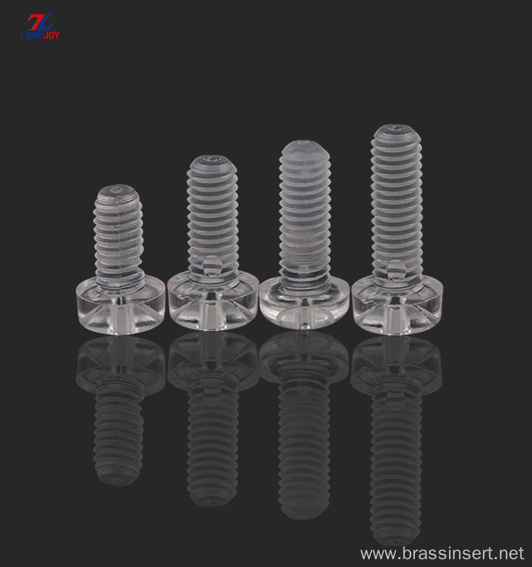 Acrylic Screw transparent plastic screw