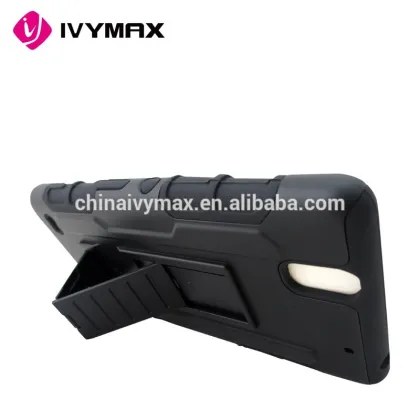 Fashionable design case for Sony Xperia C4 super robot hybrid case