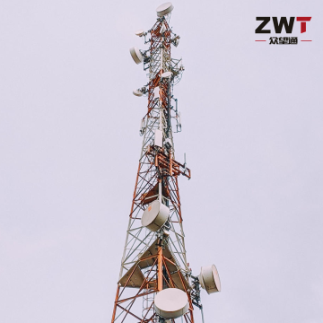 Torre monopolo de alta resistencia para infraestructura de telecomunicaciones