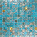 Blue Glass Tile Backsplash Border Tiles