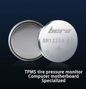 3V Lithium Fluorocarbon BR1225A Button Battery