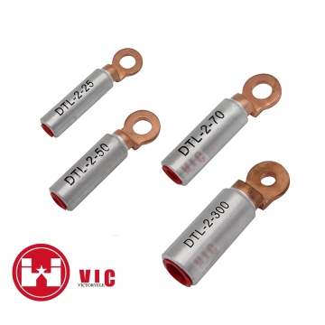 DTL Series High Quality Copper-Aluminum Bimetal Cable Lug - Electrical Cable Connector
