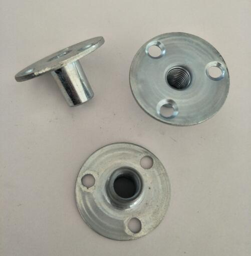  3/8 round bases steel t-nuts