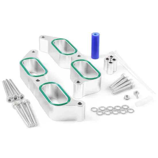 Silver Power Block Intake Manifold Spacers for Subaru BRZ and Scion FR-S (2013-2017)