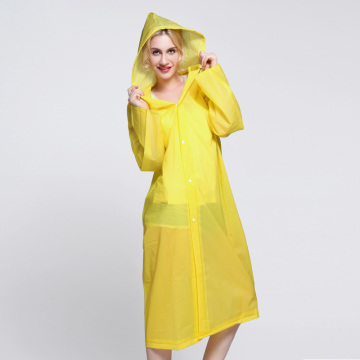 Lightweight Reusable EVA Rain Ponchos: Waterproof Rain Coats for Men and Women