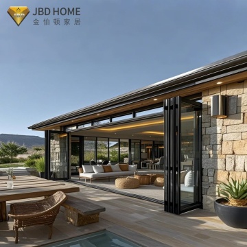 Milango ya kukunja alumini kwa patio