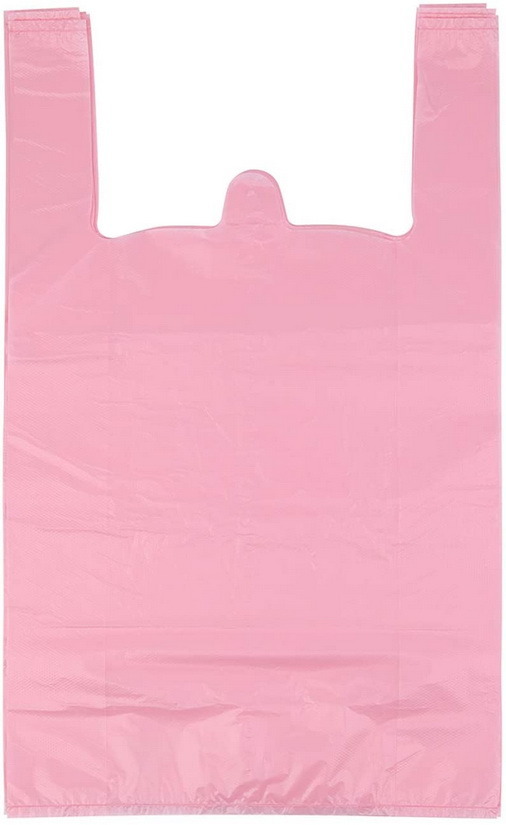 Custom Printed White Plastic Grocery Polythene Poly Carry out Shopping Bag