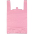 Custom Printed White Plastic Grocery Polythene Poly Carry out Shopping Bag