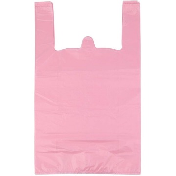 Custom Printed White Plastic Grocery Polythene Poly Carry out Shopping Bag