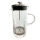 BOROSILICATE GLASS WITH STRIPE LINES FRENCH PRESS COFFEE MAKER