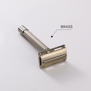 Brass Butterfly Opening Micro Safety Razor and Comb Set: A Personal Touch in Shaving