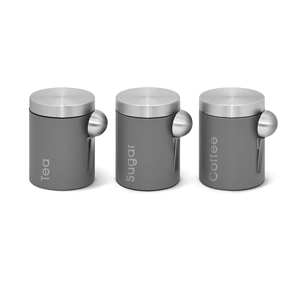 Grey Storage Canister