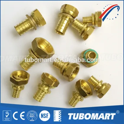 High quality brass water pipe connector Rehau style