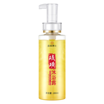 Dr. Dome Sulfur Shower Gel - Gentle Cleansing, Moisturizing & Long-Lasting Coconut Fragrance