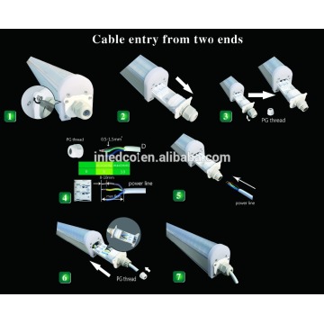 LED Commercial & industrial lighting IP65 led linear high bay light