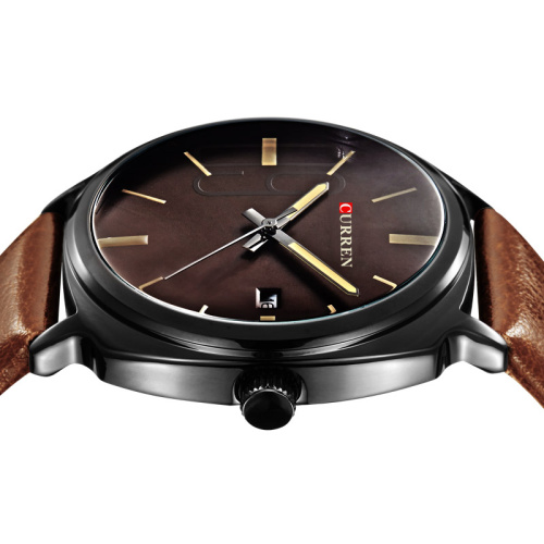 Luxury Business Waterproof Leather Quartz Watches men