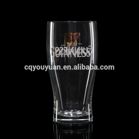 Top quality clear pilsner glass 16 oz beer glass wholesale