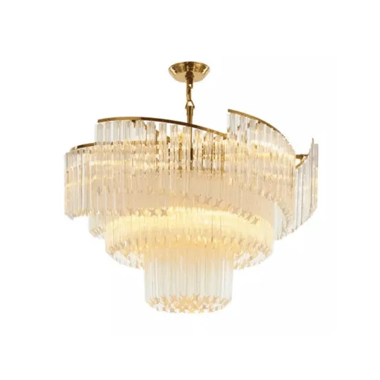 INSHINE Gold Brining Crystal Fit Pendant Light