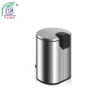 Slim Stainless Steel Dustbin Push Lid Pedal Bin