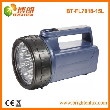 공장 공급 색상 사용자 정의 제작 15 LED 플라스틱 비상 휴대용 랜턴 4*D 크기 건조 배터리