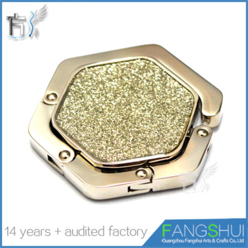 Hexagon bag hanger purse hook
