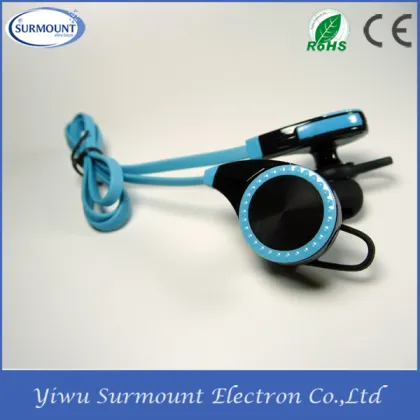 Latest fashion long top design oem bluetooth headset radio earphone