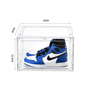 Transparent PET Magnetic Sneaker Storage Box