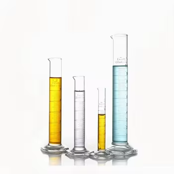 High Boro 3.3 Glass Graduated Measuring Cylinder - Laboratory Glassware