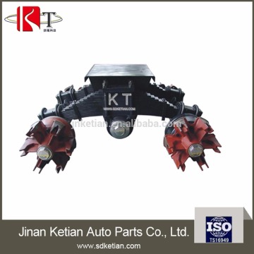 32 ton semi truck trailer spoke type bogie suspension