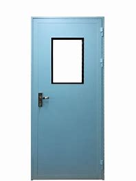 Sandwich type single open steel clean door