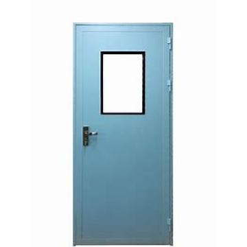 Sandwich type single open steel clean door