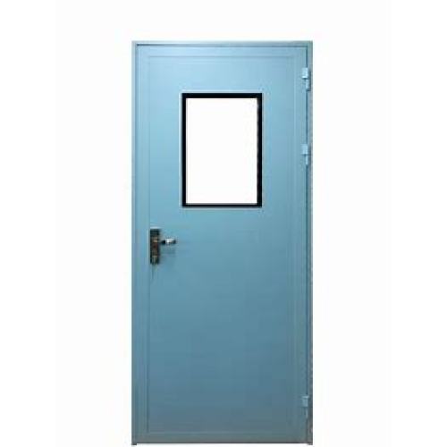 Sandwich type single open steel clean door