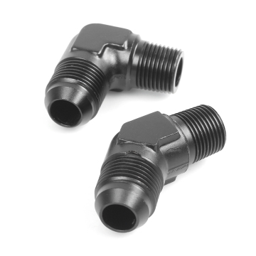 45° Elbow Flare to NPT Male Thread Forged Adapter Connector AN4 AN6 AN8 AN10 AN12