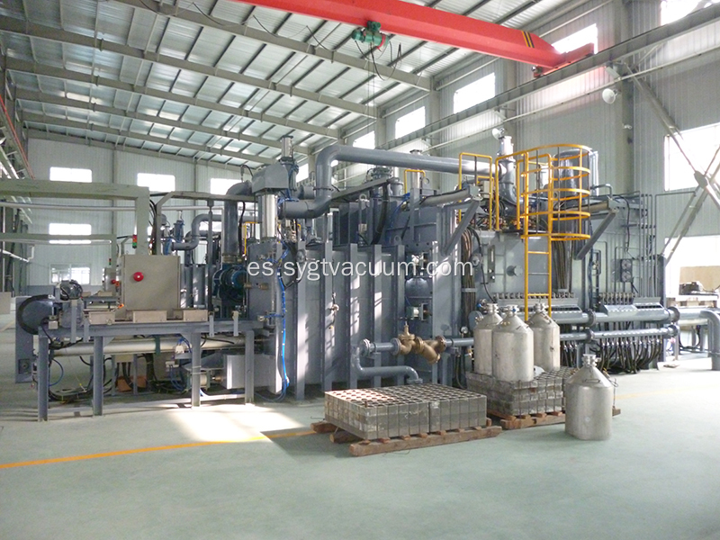 Horizontal de tres cámaras de tratamiento térmico continuo